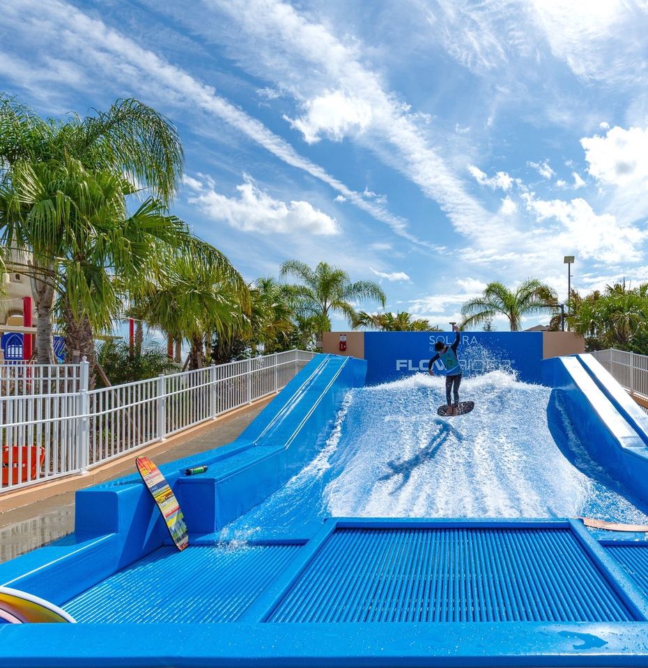 FlowRider surf simulator at the Solara clubhouse